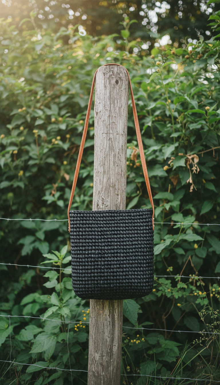 Rustic Woven Texture Charm