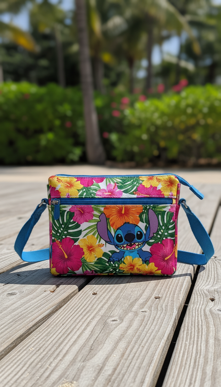 Aloha Charm: Stitch Hawaiian Floral