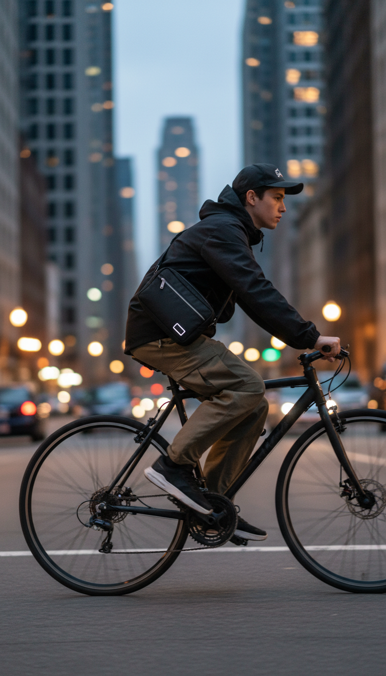 Urban Explorer: The Sporty Nylon Crossbody