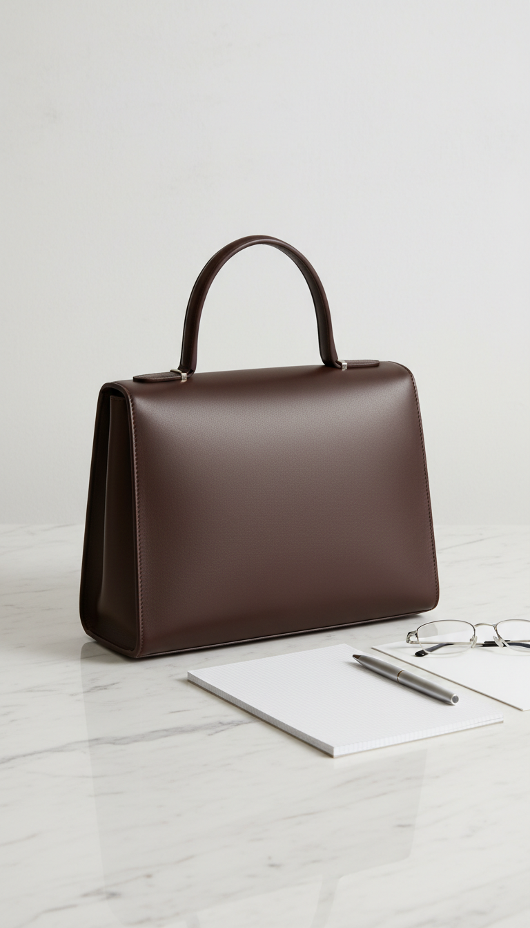 Minimalist Leather Satchel