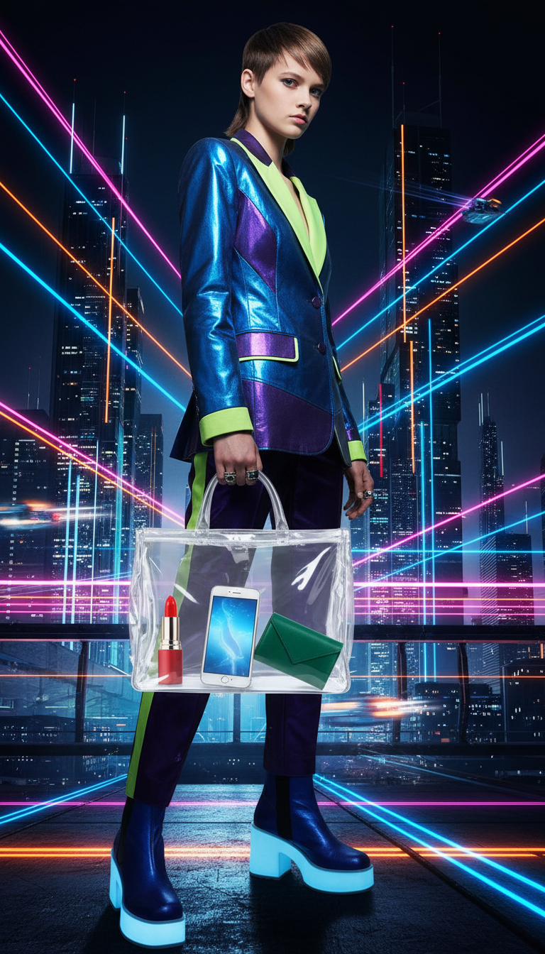 Bold & Clear: The Transparent PVC Shoulder Bag