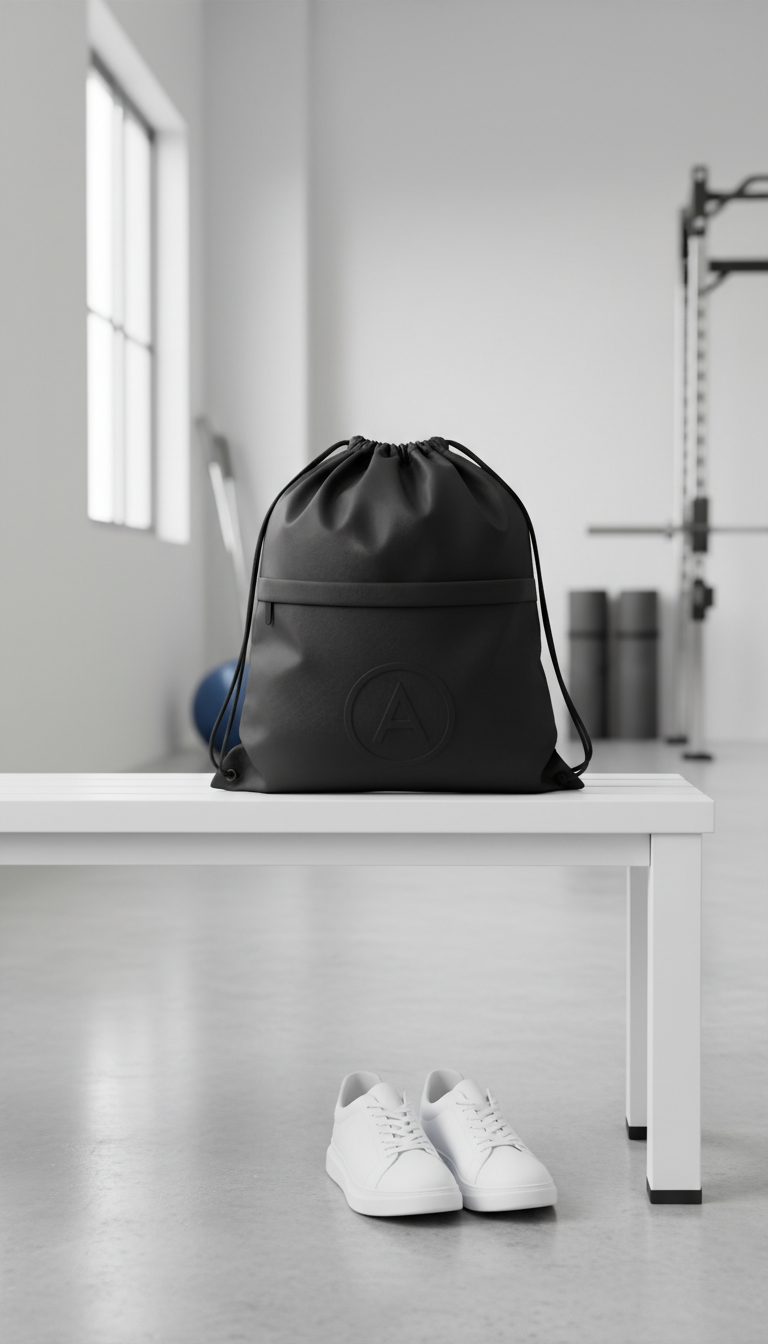 Sporty Drawstring Gym Bag