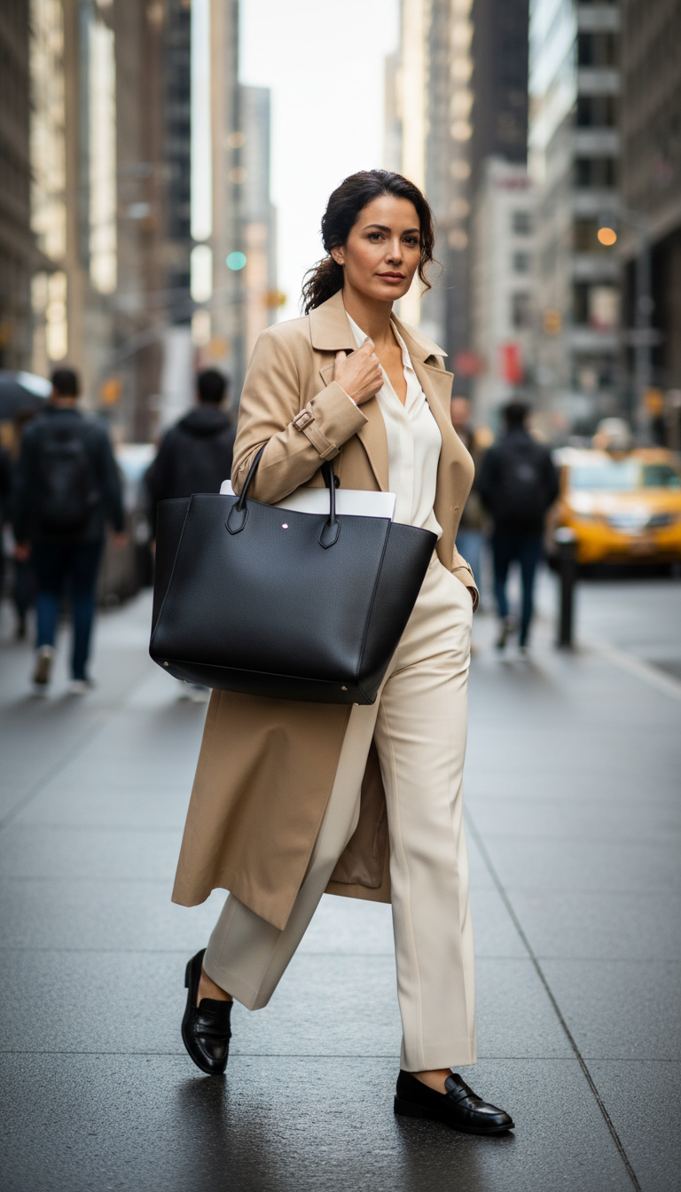 Spacious Tote Shoulder Bag
