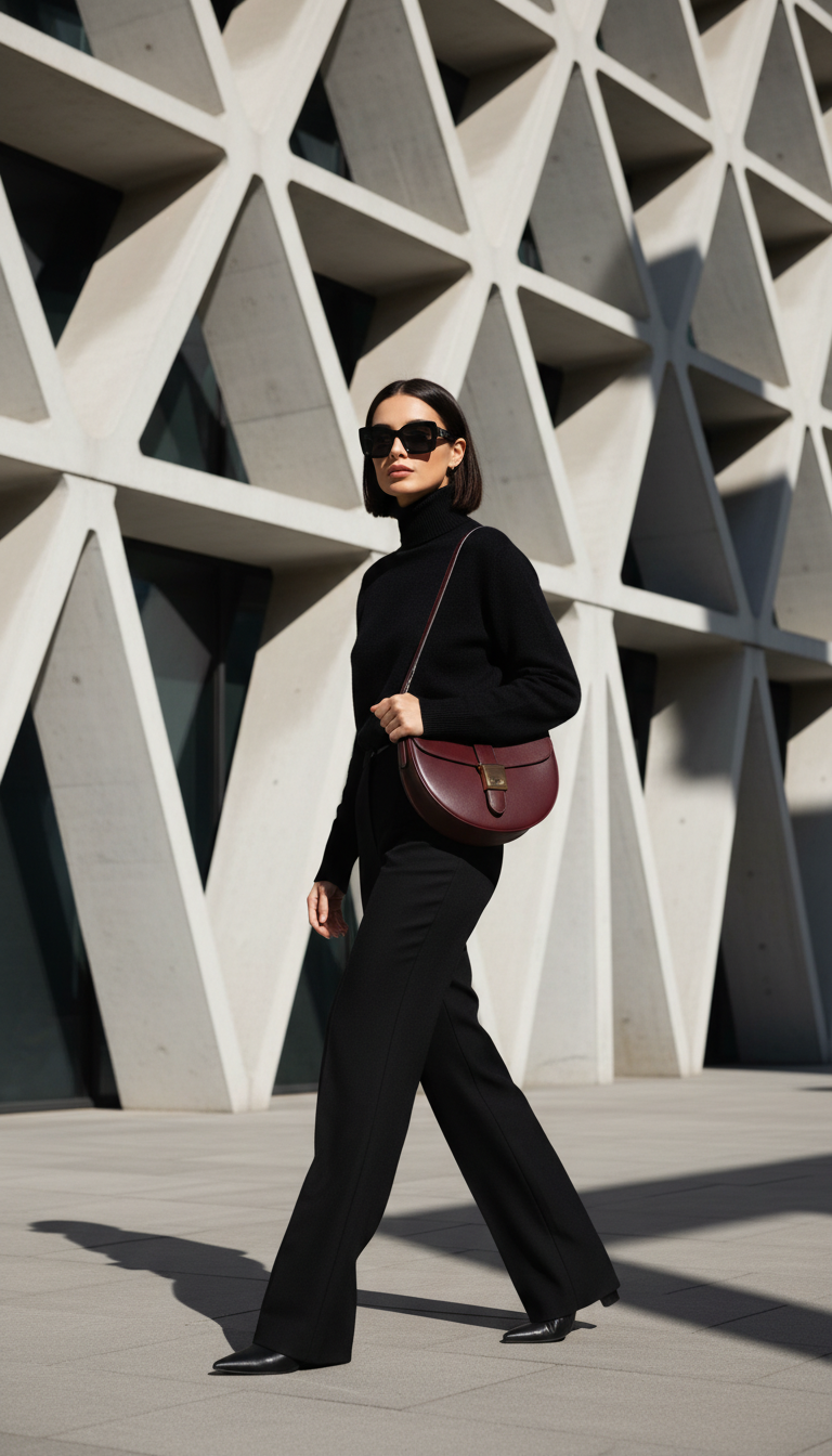 Luna Shoulder Bag: Crescent Moon Charm