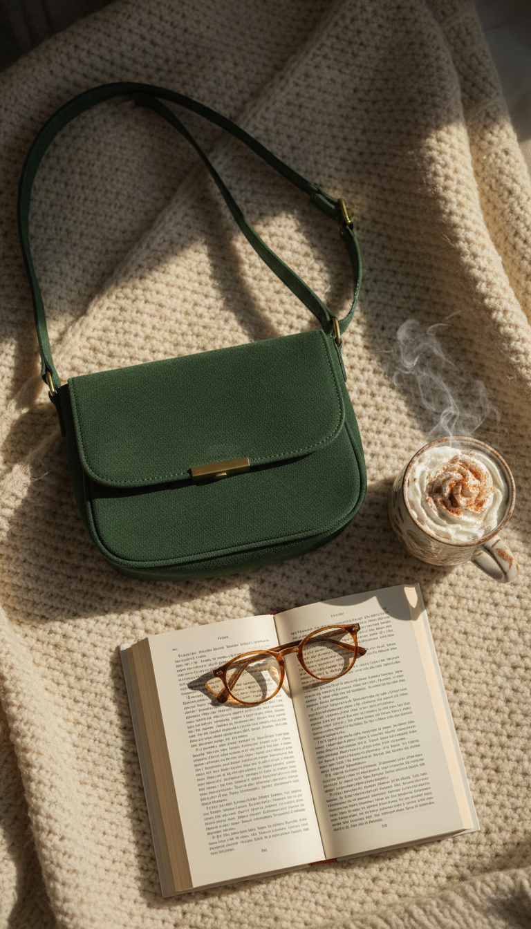 The Luxe Suede Shoulder Bag