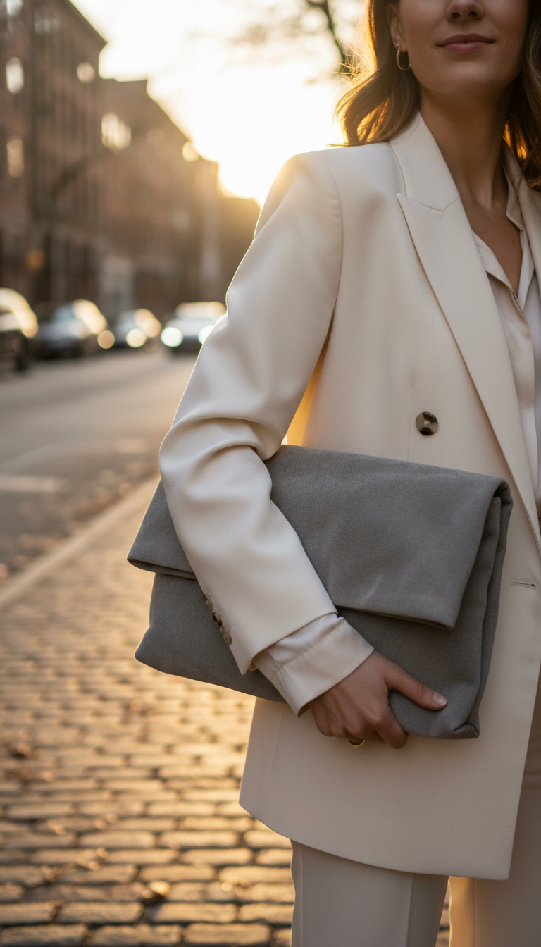 The Effortlessly Chic Fold-Over Clutch