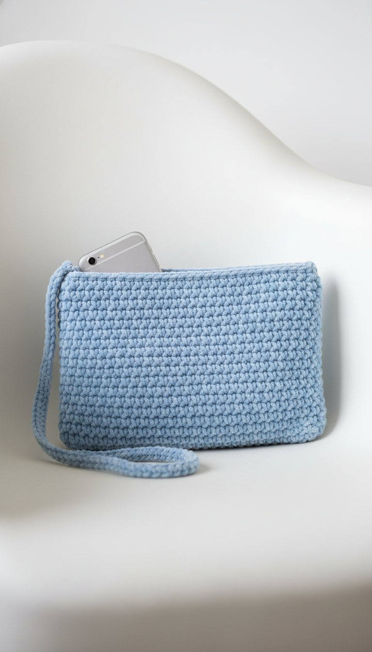 Minimalist Wristlet Clutch
