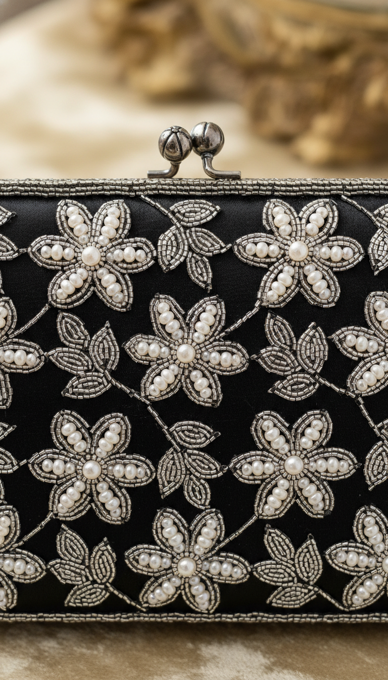 The Intricate Beaded Clutch