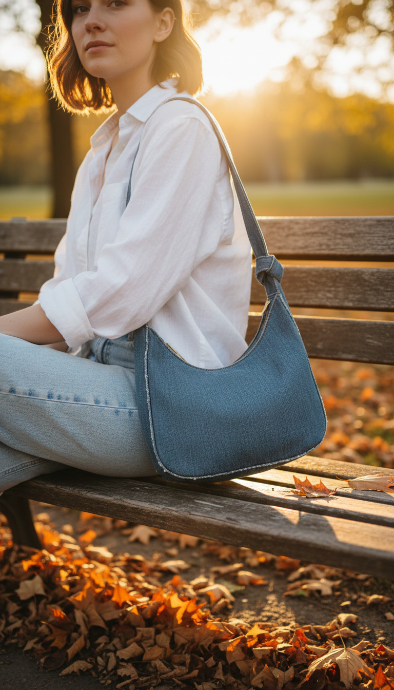 Casual Denim Mini Hobo