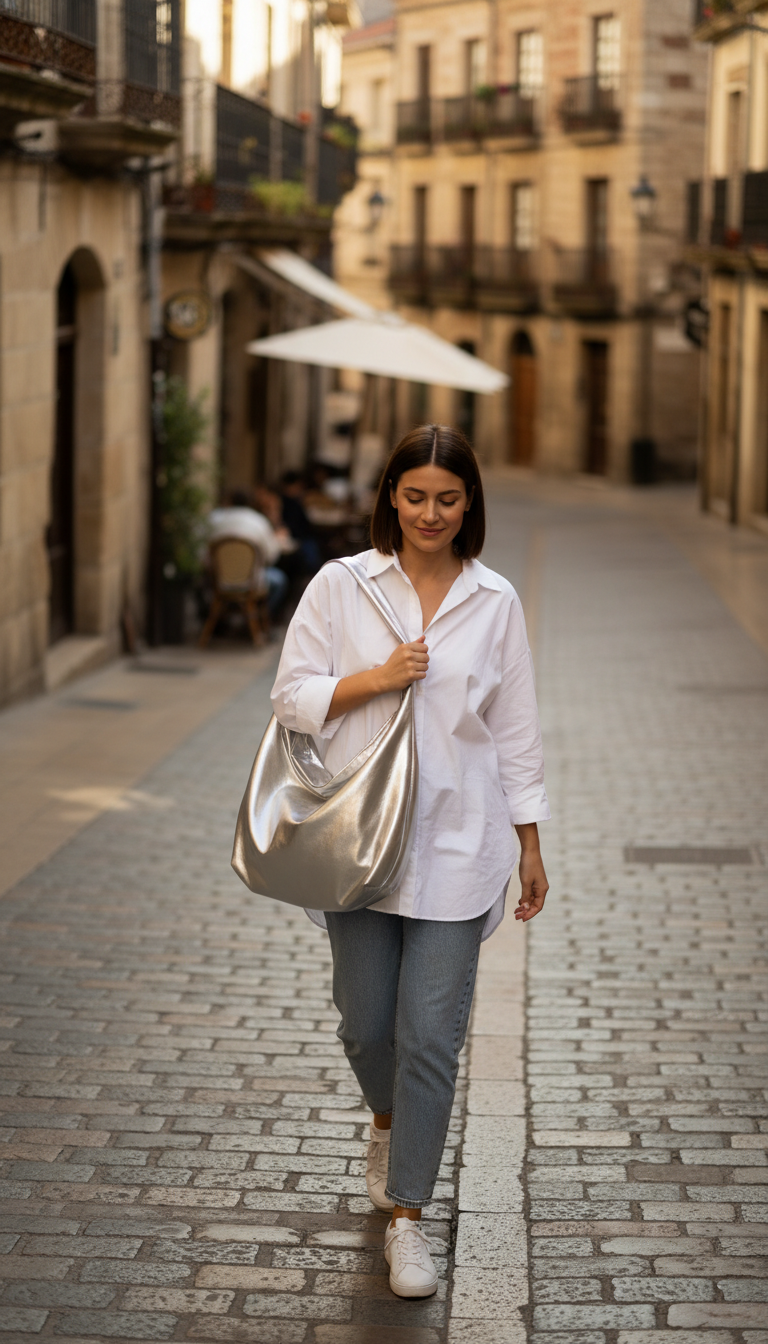 15 Silver Hobo Bag Outfit Ideas