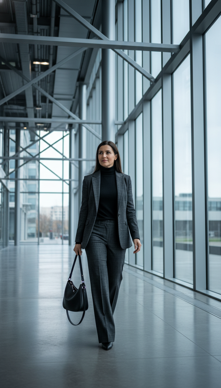 Structured Leather Hobo