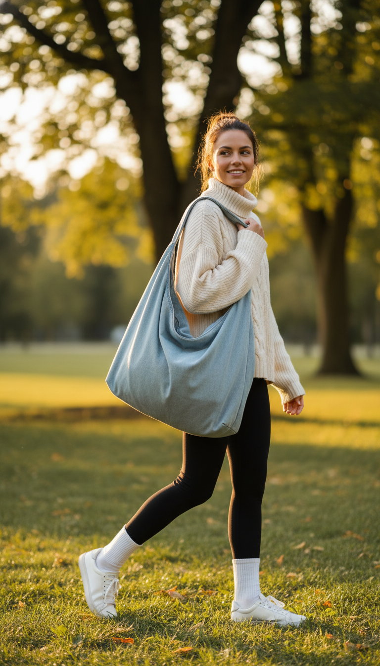 Oversized Slouchy Denim Hobo