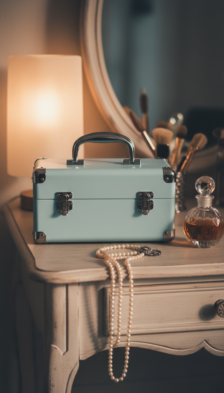 Mini Cosmetic Train Case