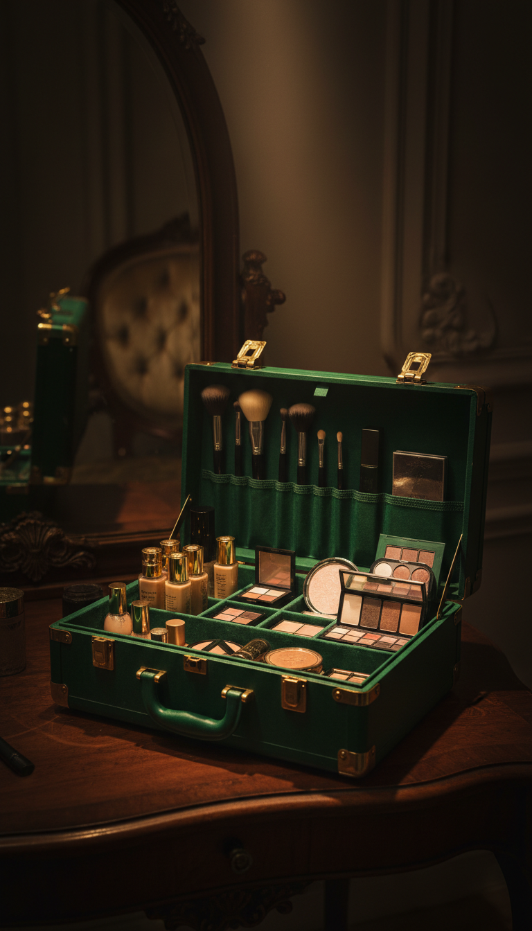 The Glamorous Travel Train Case