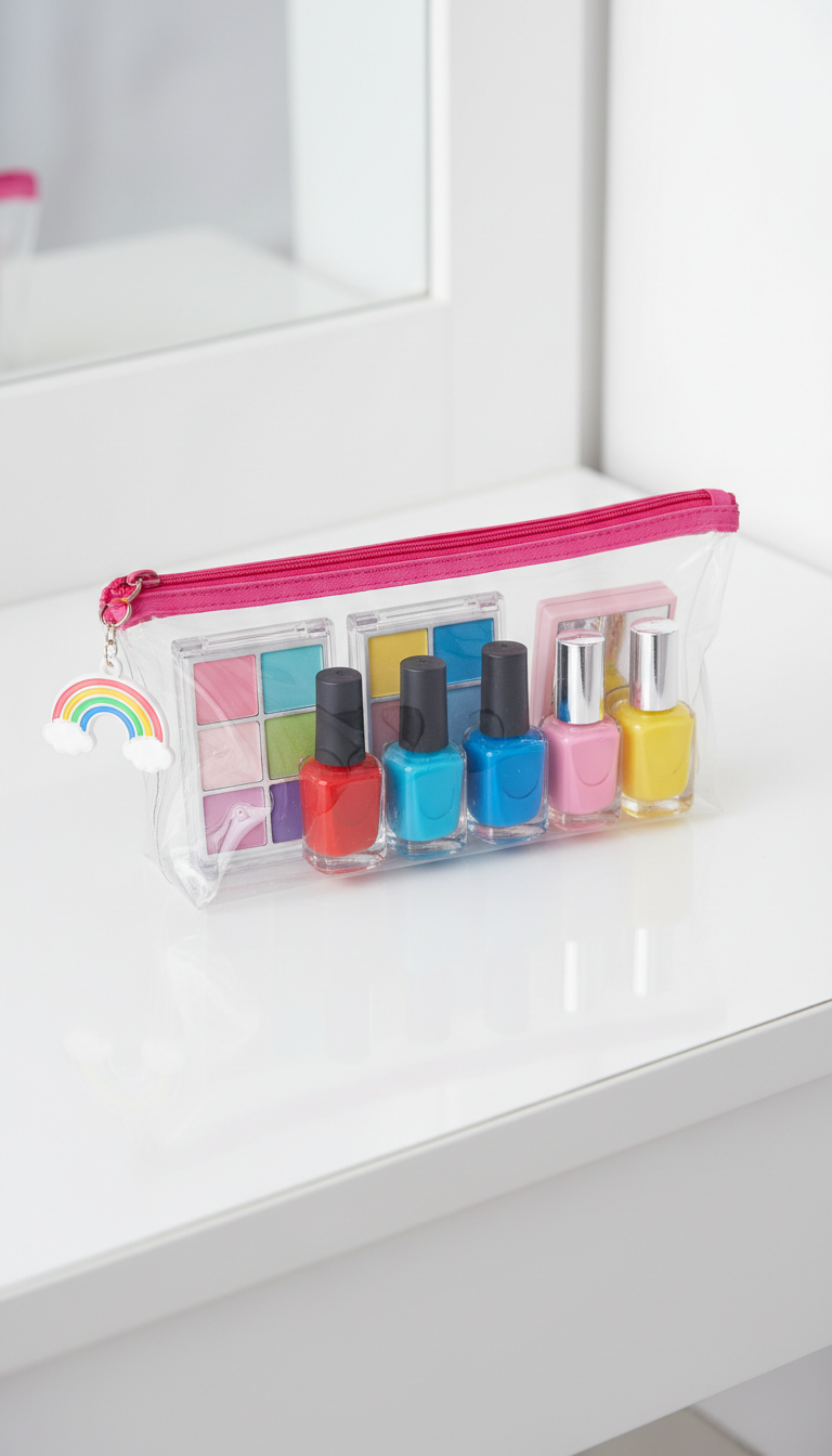 Clear & Chic PVC Pouch