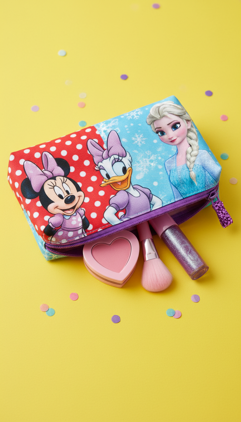 Beloved Cartoon Character Zip Bag