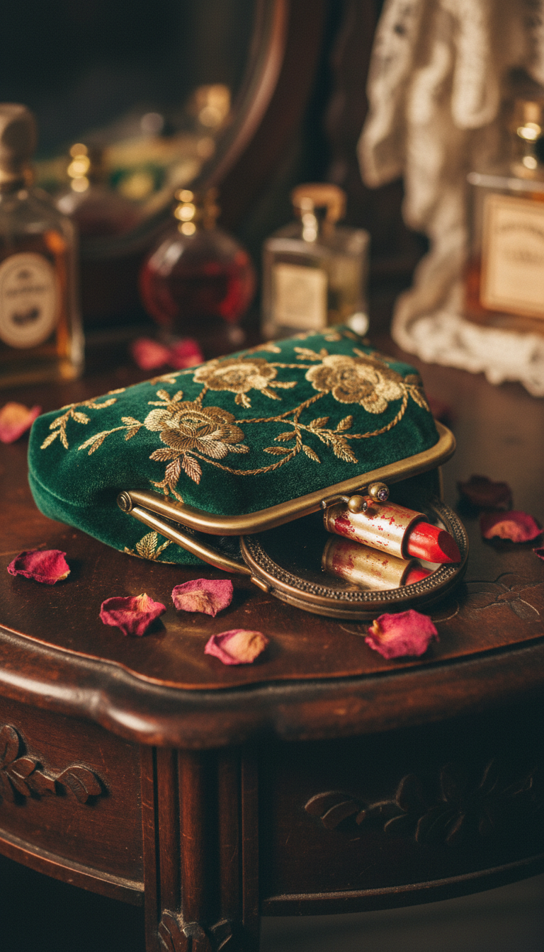 Vintage Kiss-Lock Pouch