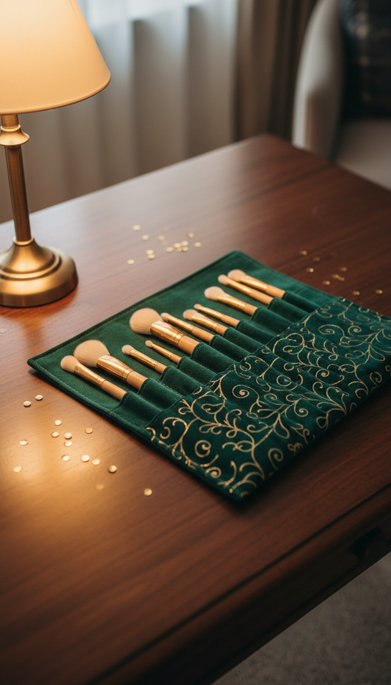 Roll-Up Brush Organizer