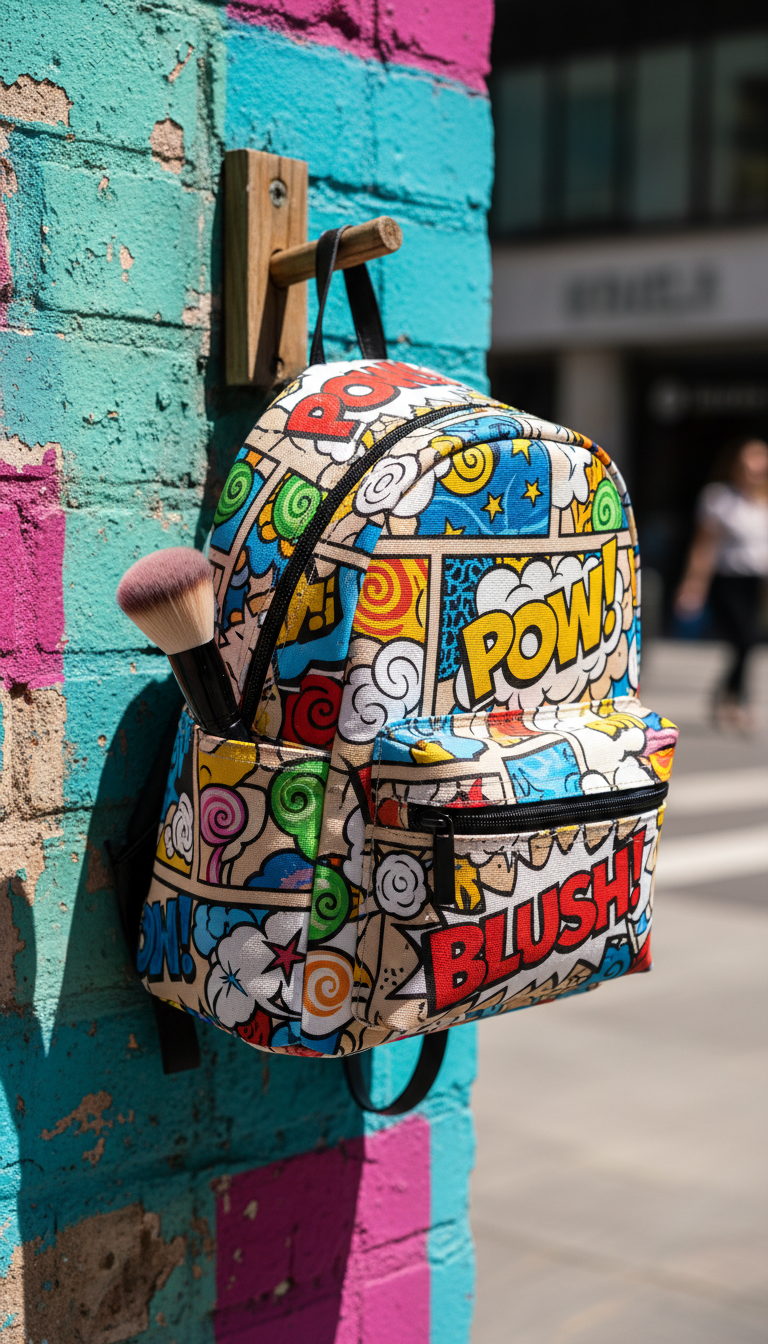 The Mini Backpack Makeup Bag