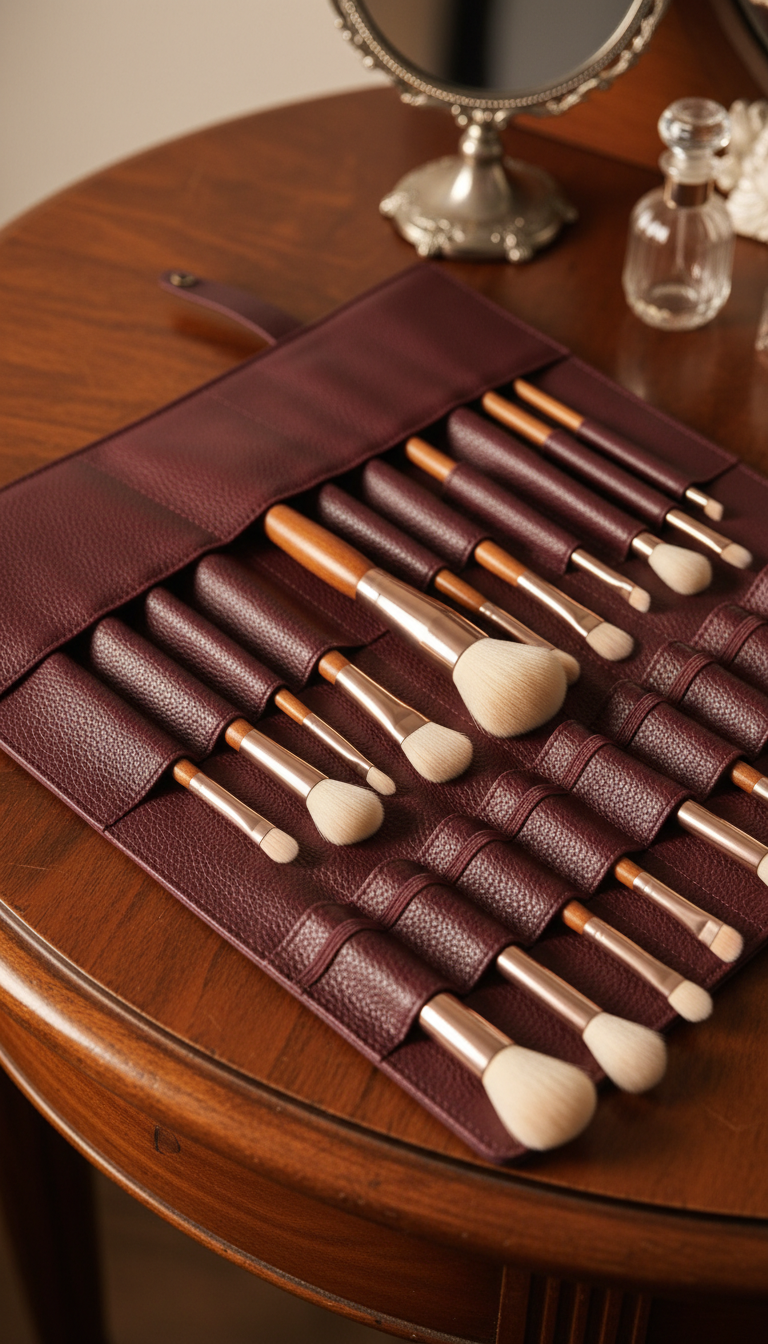Roll-Up Brush Organizer