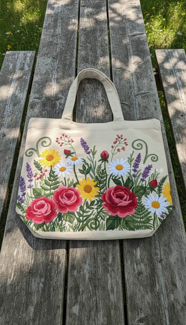 14 Embroidered Tote Bag Diy Ideas