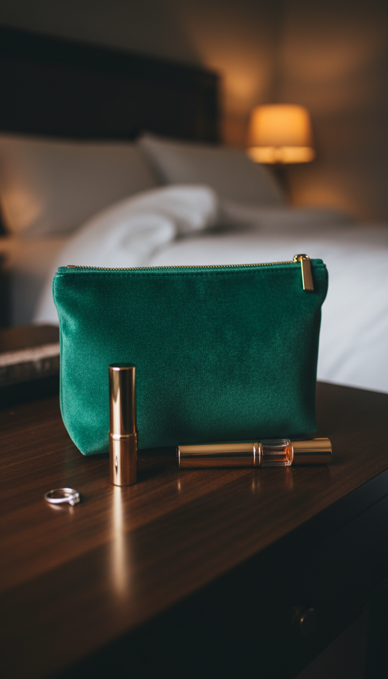 Clutch-Style Makeup Bag