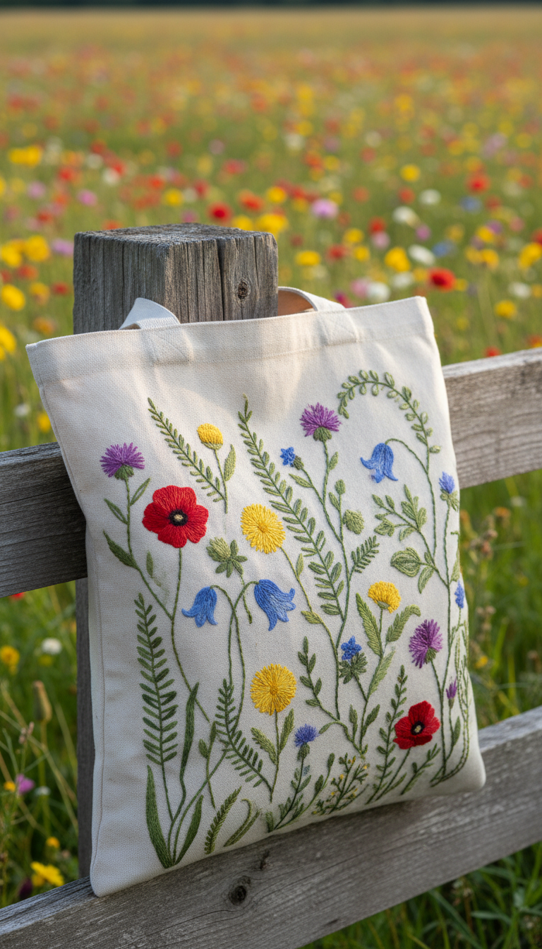 13 Hand Embroidered Bag Ideas