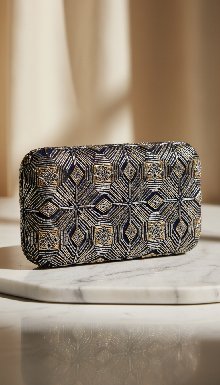 Elegant Geometric Clutch