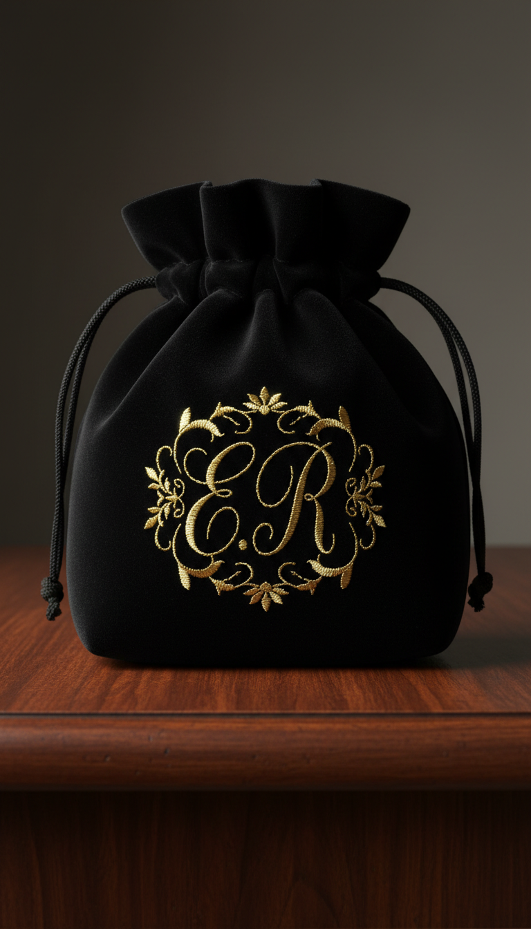 Personalized Monogrammed Evening Pouch