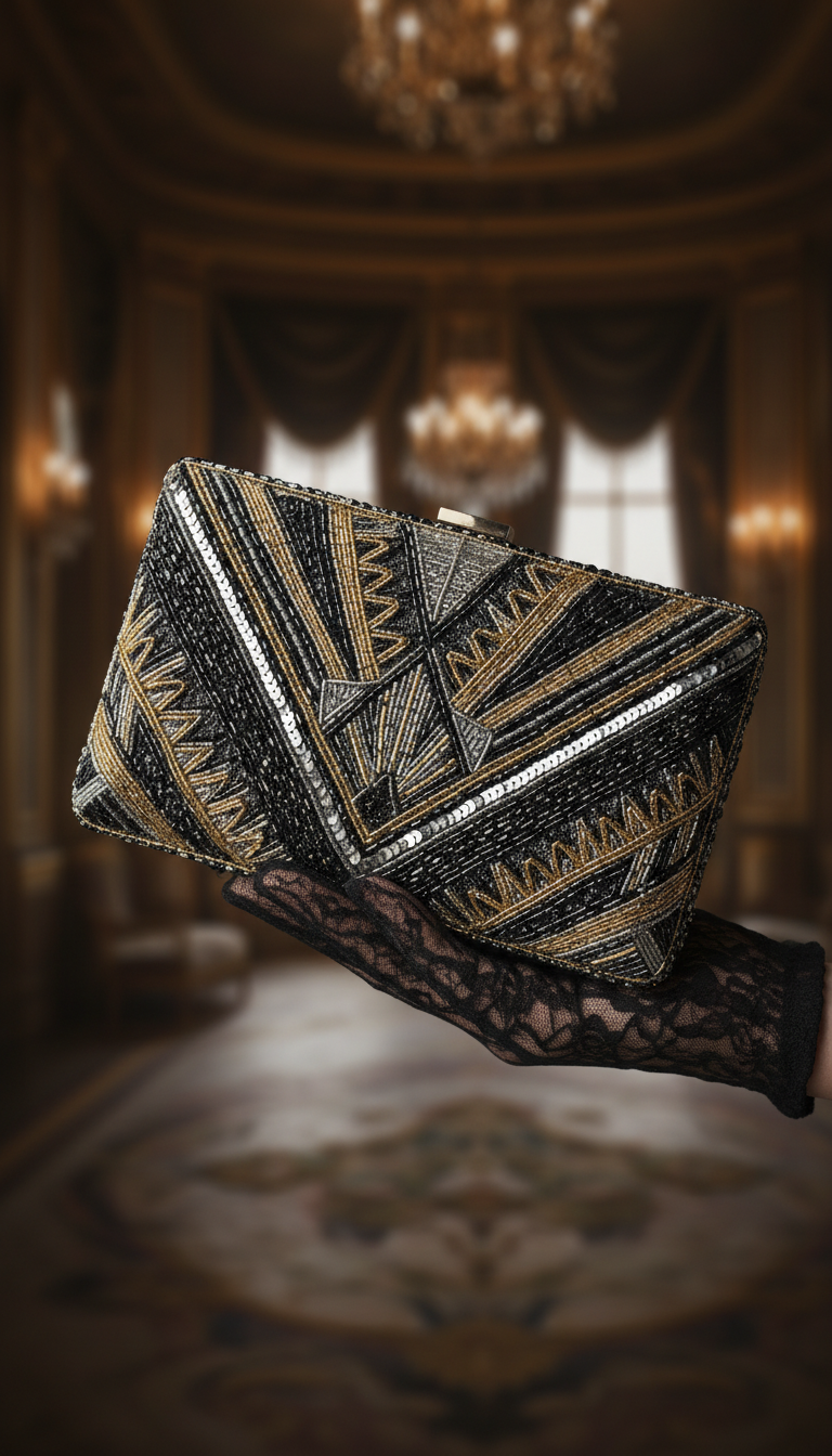 Art Deco Glamour Evening Bag