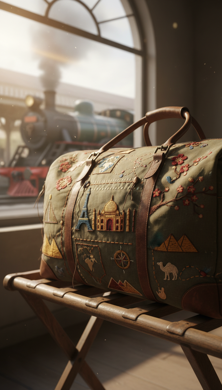 Traveler's Souvenir Duffel Bag